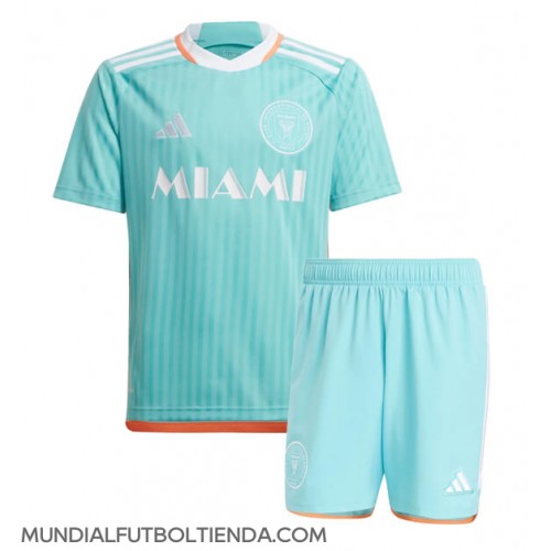 Camiseta Inter Miami Tercera Equipación Replica 2024-25 para niños mangas cortas (+ Pantalones cortos)